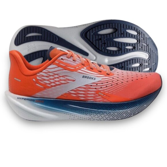 Brooks Hyperion Max Cherry Tomato/Arctic Ice/Titan Mens Running Shoe Size 11 NEW main image 5